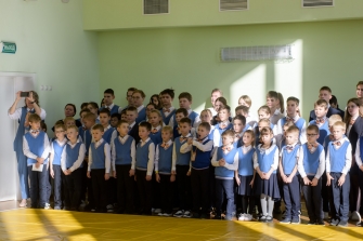 Открытие зала греко-римской борьбы в школе № 219 (Новосибирск), 25.10.2022