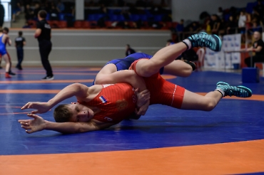 Первенство СФО по греко-римской борьбе U15 (фото Константин Круглянский)