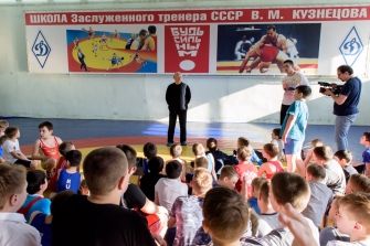 Встреча Романа Власова с юными борцами в канун Международного дня борьбы_11