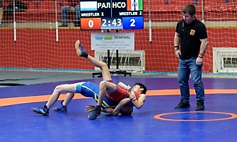 Первенство Сибирского федерального округа по греко-римской борьбе среди юношей до 16 лет, 9.04.2022_12