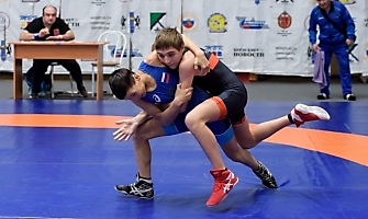 Первенство Сибирского федерального округа по греко-римской борьбе среди юношей до 16 лет, 9.04.2022_17