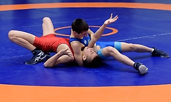 Первенство Сибирского федерального округа по греко-римской борьбе среди юношей до 16 лет, 9.04.2022_44