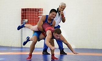 Союз Федераций спортивной борьбы Сибири проводит в Новосибирске учебно-тренировочные сборы сильнейших борцов Сибирского федерального округа (РЦСП сборных команд НСО, 14.08.2022)_11