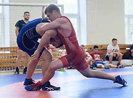 Союз Федераций спортивной борьбы Сибири проводит в Новосибирске учебно-тренировочные сборы сильнейших борцов Сибирского федерального округа (РЦСП сборных команд НСО, 14.08.2022)_24