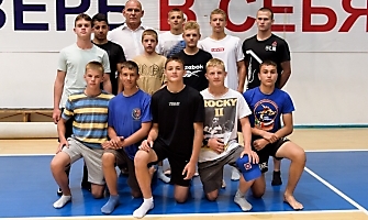 Александр Карелин встретился с участниками летних учебно-тренировочных сборов (Бердск, ЦСК 