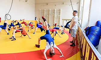 Тренировка Романа Власова в клубе 