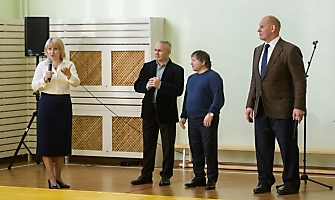 Открытие зала греко-римской борьбы в школе № 219 (Новосибирск), 25.10.2022