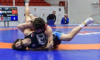 Первенство России по греко-римской борьбе среди юниоров до 21 года (Бердск, НСО), 8-12.03.2023_59