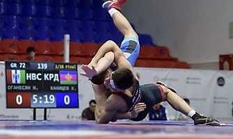 Первенство России по греко-римской борьбе среди юниоров до 21 года (Бердск, НСО), 8-12.03.2023_82