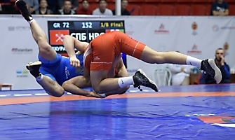 Первенство России по греко-римской борьбе среди юниоров до 21 года (Бердск, НСО), 8-12.03.2023_105