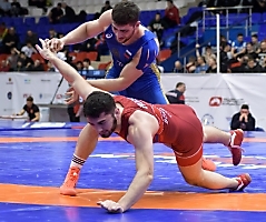 Первенство России по греко-римской борьбе среди юниоров до 21 года (Бердск, НСО), 8-12.03.2023_177