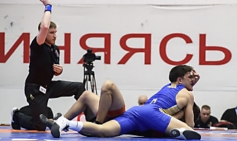 Первенство России по греко-римской борьбе среди юниоров до 21 года (Бердск, НСО), 8-12.03.2023_199