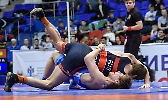 Первенство России по греко-римской борьбе среди юниоров до 21 года (Бердск, НСО), 8-12.03.2023_209
