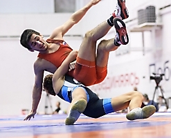 Первенство России по греко-римской борьбе среди юниоров до 21 года (Бердск, НСО), 8-12.03.2023_239