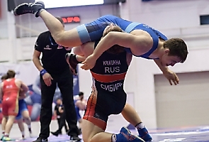 Первенство России по греко-римской борьбе среди юниоров до 21 года (Бердск, НСО), 8-12.03.2023_246