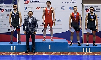 Первенство России по греко-римской борьбе среди юниоров до 21 года (Бердск, НСО), 8-12.03.2023_316