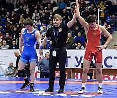 Первенство России по греко-римской борьбе среди юниоров до 21 года (Бердск, НСО), 8-12.03.2023_331