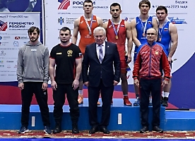 Первенство России по греко-римской борьбе среди юниоров до 21 года (Бердск, НСО), 8-12.03.2023_349