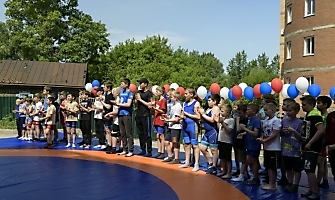 Открытие клуба вольной борьбы 