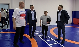 Открытие клуба вольной борьбы 