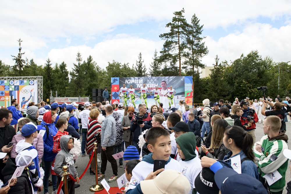 Открытие первой в России Аллеи олимпийцев, Омск, 12.08.2023_7