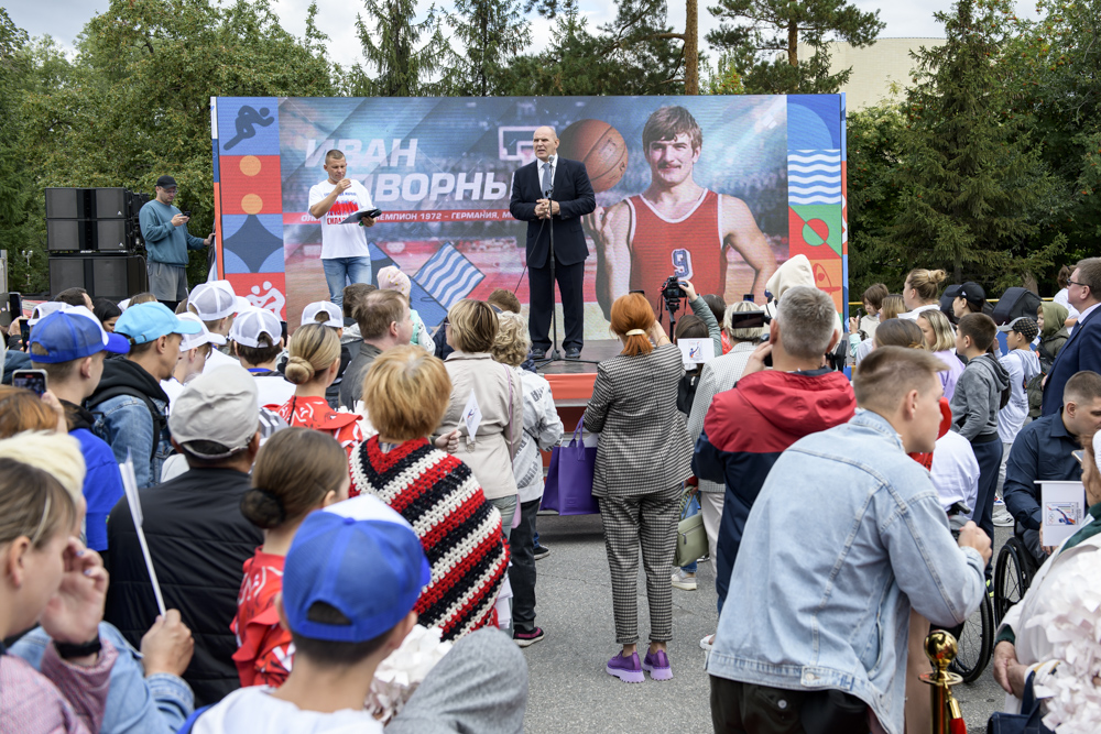 Открытие первой в России Аллеи олимпийцев, Омск, 12.08.2023_9