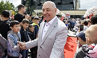 Открытие первой в России Аллеи олимпийцев, Омск, 12.08.2023_17