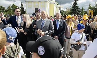 Открытие первой в России Аллеи олимпийцев, Омск, 12.08.2023_18