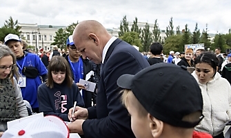 Открытие первой в России Аллеи олимпийцев, Омск, 12.08.2023_26