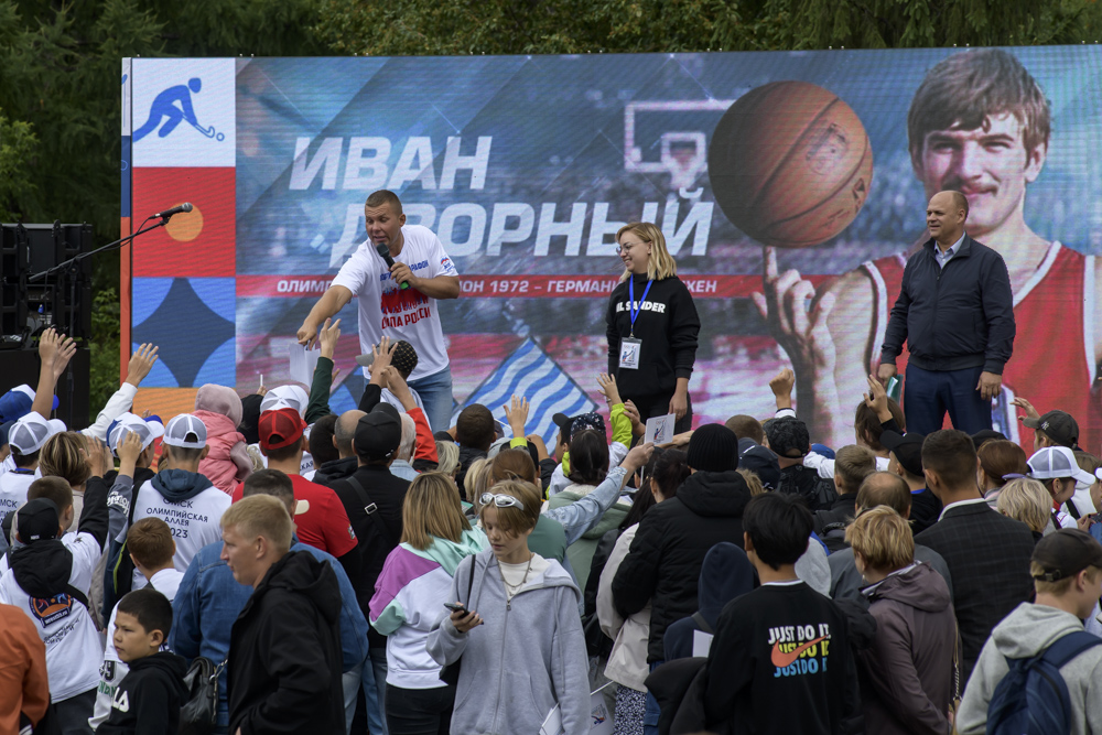 Открытие первой в России Аллеи олимпийцев, Омск, 12.08.2023_34