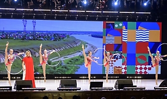 Открытие первой в России Аллеи олимпийцев, Омск, 12.08.2023_56