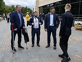 Открытие первой в России Аллеи олимпийцев, Омск, 12.08.2023_67