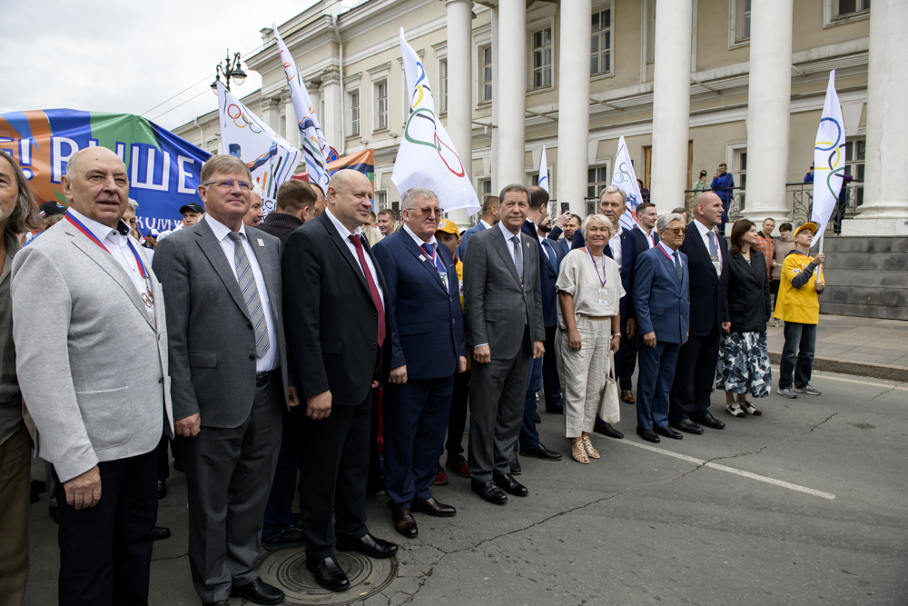 Открытие первой в России Аллеи олимпийцев, Омск, 12.08.2023_71