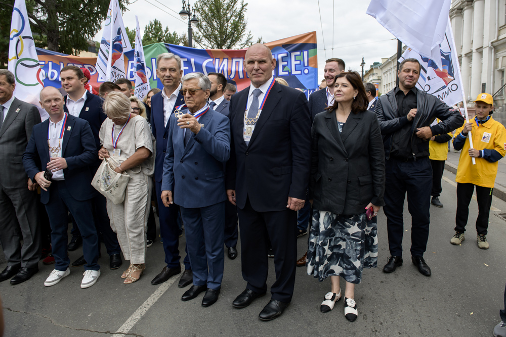 Открытие первой в России Аллеи олимпийцев, Омск, 12.08.2023_72