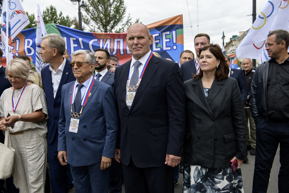 Открытие первой в России Аллеи олимпийцев, Омск, 12.08.2023_73