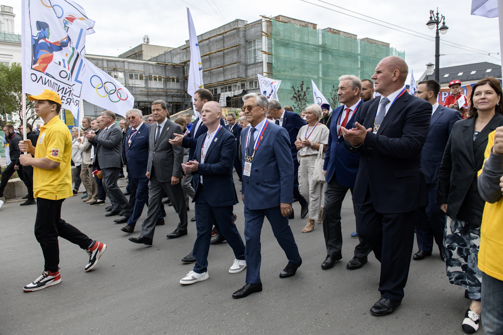 Открытие первой в России Аллеи олимпийцев, Омск, 12.08.2023_86