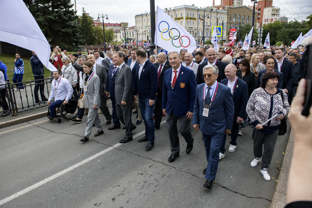 Открытие первой в России Аллеи олимпийцев, Омск, 12.08.2023_91