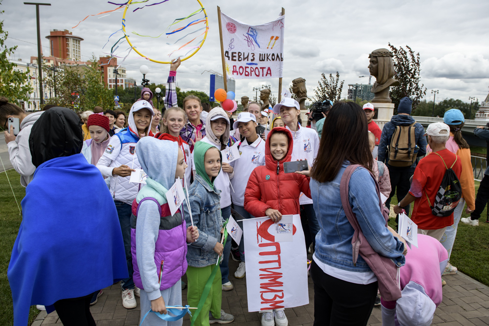 Открытие первой в России Аллеи олимпийцев, Омск, 12.08.2023_98