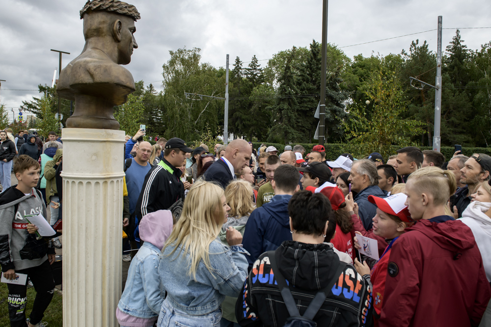 Открытие первой в России Аллеи олимпийцев, Омск, 12.08.2023_110