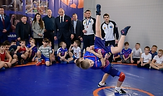 Открытия нового зала для занятий вольной борьбой в 221 школе, 29.11.2024 