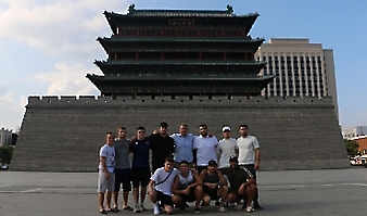 УТС сборной НСО по грека-римской борьбе в Китае_1