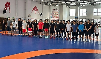 УТС сборной НСО по грека-римской борьбе в Китае_4