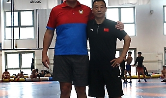 УТС сборной НСО по грека-римской борьбе в Китае_6