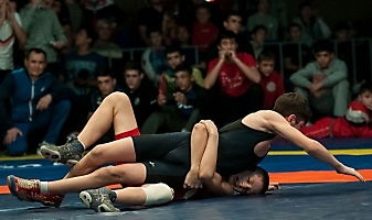 Первенство России по греко-римской борьбе 22-27.11.2017 (Фото предоставлены Федерацией спортивной борьбы Омской области)