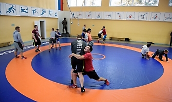 Учебно-тренировочный сбор команды Новосибирской области по греко-римской борьбе, 7.01.2018