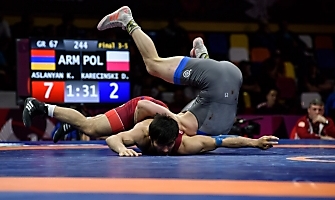 Чемпионат Европы по спортивной борьбе, Каспийск, 30.04-06.05.2018г.