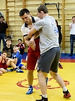 Тренировка Романа Власова в секции борьбы, лицей №13, п. Краснообск