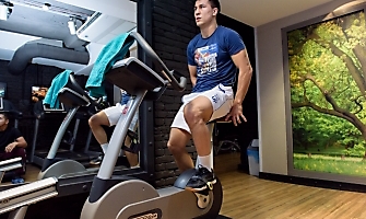 Японский борец Такеши Изуми на сборах в Новосибирске, декабрь 2018_3