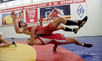 Японский борец Такеши Изуми на сборах в Новосибирске, декабрь 2018_50