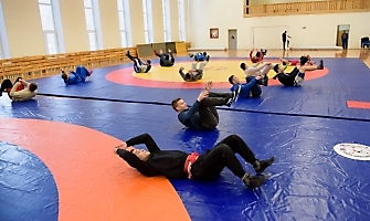 УТС сборной Новосибирской области по греко-римской борьбе, январь 2019 (спортивно-тренировочный комплекс «Олимпийский»)_2